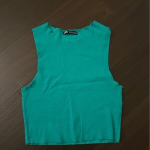 Zara green tank top